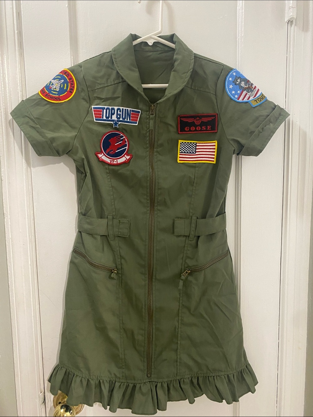 Leg Avenue Womens Top Gun Flight Dress Costume